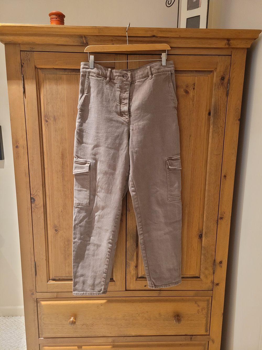 Wilfred Free Taupe Utility Cargo Pants